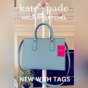 ❤️NWT❤️ Kate Spade Medium Satchel – Wedgewood Blue Color